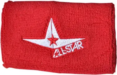 Produktbild von All Star ASWB2009 Wrist Band Color Scarlet Baseball/Softball Artikel