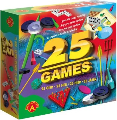 Immagine prodotto di 25 GIOCHI - un set dei più popolari giochi da tavolo