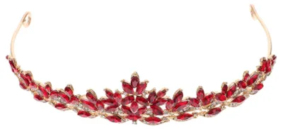 Image de Solidchoice - Tiare de mariée ornée de strass pour un look glamour