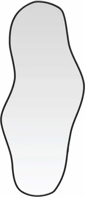 Obrázok produktu pre vidaXL Nástenné zrkadlo čierne 60x25 cm