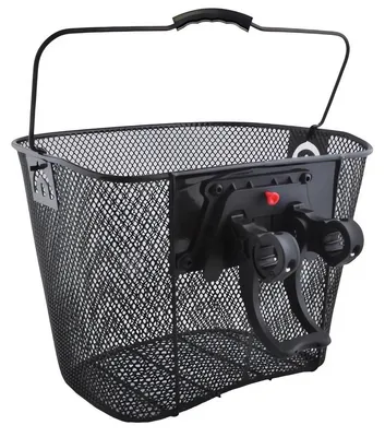 Immagine prodotto di Trizand 23557 Cestino manubrio con clip nero