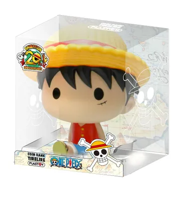 Produktbild von One Piece Chibi Spardose Ruffy 15 cm