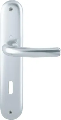 Produktbild von HOPPE Langschild-Garnitur  Tôkyô  Aluminium Natur 1710/273P - 8186082