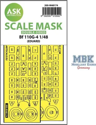 Obrázek produktu pro Artscale ASK200-M48174, maska pro model Me 110G-4, oboustranná, rychlá instalace