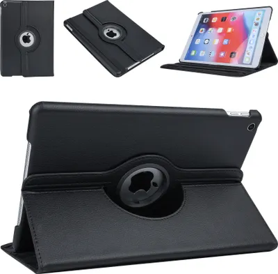 Produktbild von Apple iPad 10.2 2019 Black Book case Tablet - Rotatable