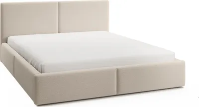 Produktbild von FEDVE Polsterbett Doppelbett Toreira Slim Schlafzimmer Bett Bettkasten 120x200 cm Beige (Anthology 02)