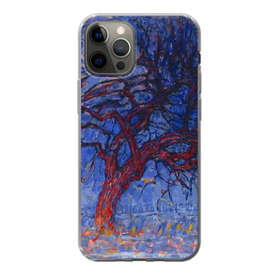 Produktbild von MuchoWow® Handyhülle Schutzhülle Hülle für iPhone 13 Pro Roter Baum - Piet Mondrian Silikon Softcase Handy Hülle - Handy-Tasche