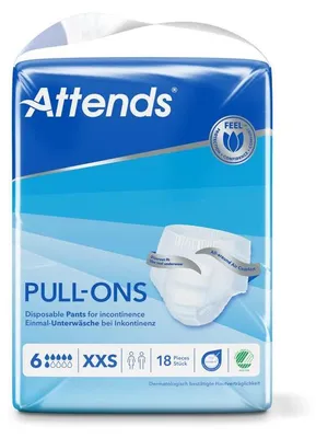 Productafbeelding van Attends Pull-Ons 6 Maat Xxs (18 stuks)