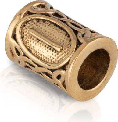 Produktbild von ISA - Bronze Futhark Rune Bartperle Germanisch Keltisch Wikinger Gothic 3171