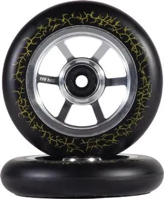 Immagine prodotto di North Ryan Ruegg Signature Ruote 110x30mm Argento/Nero 2Ks
