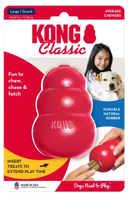 Produktbild von Kong Classic L Spielzeug Rot Rot One Size