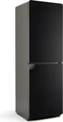 Produktbild von Farbe: Schwarz – Magnetische Kühlschrank Abdeckung – Dekorfolie magnetisch Küche – Kühlschrank Magnet Deko – selbstklebende Magnettafel – Magnetfolie für Kühlschranktür – 60x180 cm