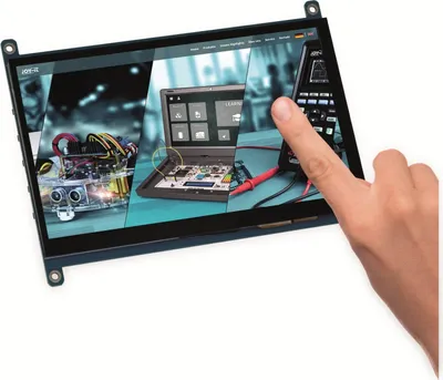 Obrázek produktu pro Joy-iT RB-LCD-7-3, Obrazovka, Černá, IPS, 17,8 cm (7"), 1024 x 600 px, 16,7 miliónů barev
