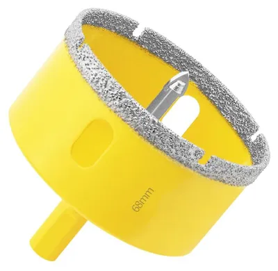 Zdjęcie produktu dla Wiertło diamentowe z centralizatorem - 68 mm, do płytek i szkła