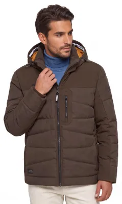 Produktbild von Camel Active Übergangsjacke dunkelbraun mit Brusttasche