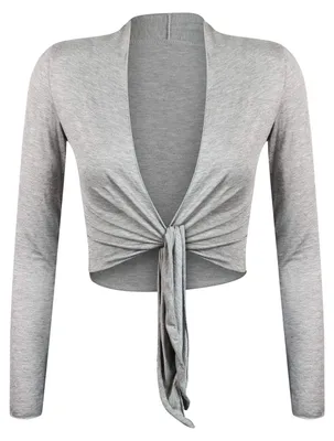 Obrázek produktu pro Glamexx24, elegantní dámská bolerová bunda s dlouhými rukávy, pletená, model BL0001