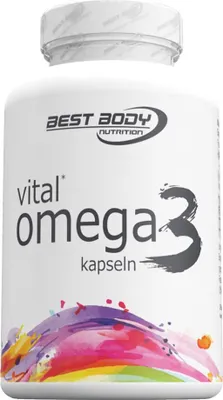 Produktbild von Best Body Nutrition - Vital Omega 3 Kapseln - 120 Stück/Dose