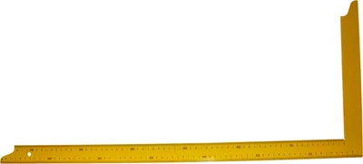 Produktbild von Zimmermannswinkel  700 mm, beschichtet, mit Anreißlöcher