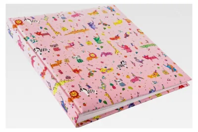 Produktbild von Fotoalbum Baby "Tiere rosa" - 30 x 31 cm