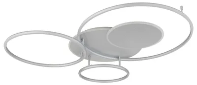 Produktbild von LED Deckenleuchte, silber, dimmbar, Fernbedienung, L 116 cm