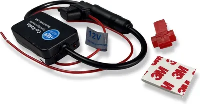 Obrázek produktu pro CHPN – Zesilovač rádiového signálu – Rádiový signál – Zesilovač FM/AM signálu – Zesilovač pro zlepšení příjmu rádia – pro použití v obytném voze, autě, lodi a autobusu – červený