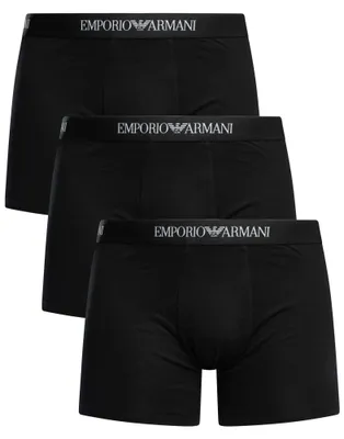 Produktbild von EMPORIO ARMANI Herren-Boxershorts, Schwarz/Schwarz/Schwarz, L