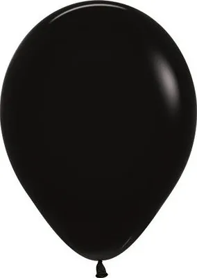 Obrázok produktu pre Sempertex Čierne latexové balóny, 12 cm, 50 ks