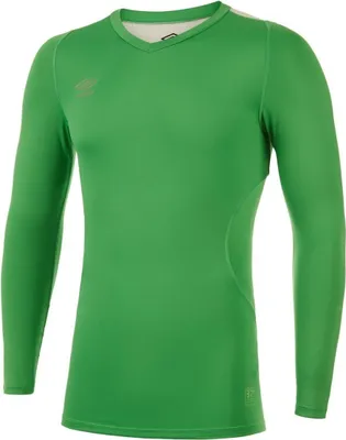 Productafbeelding van Umbro - "Elite" basislaag shirt met V-hals voor heren, model UO265 (3XL), kleur: zwart