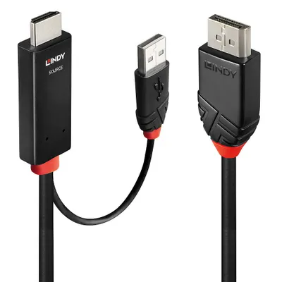Obrázok produktu pre LINDY HDMI an DisplayPort Adapterkabel 3m