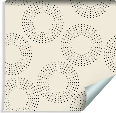 Produktbild von 10m VLIES TAPETE Rolle Geometrie Muster Ornamente Kreise XXL