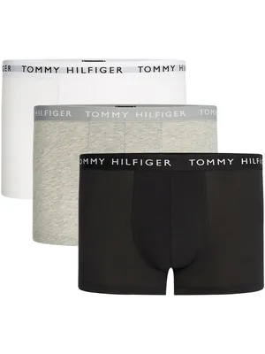 Produktbild von Tommy Hilfiger Recycled Essentials trunks (3-pack), wit, grijs en zwart