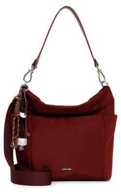 Image de SURI FREY sac à épaule sac à épaule bandoulière Sandey Beutel Wine rouge foncé