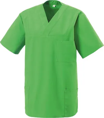 Produktbild von Medizinischer Schlupf-Kasack, Uni, kurzarm, V-Ausschnitt, für Klinik, Pflege, Praxis