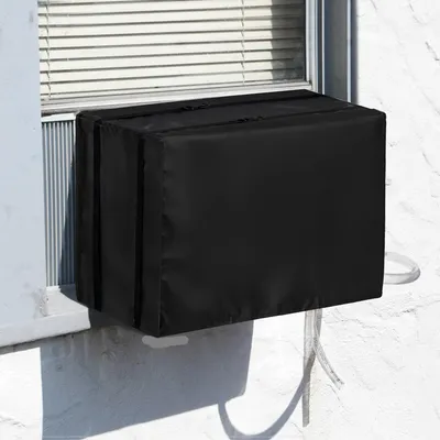 Productafbeelding van Beschermhoes voor airconditioners - 70 x 58 x 48 cm - Universele afdekking - Stofdicht en waterdicht - Beschermhoes voor de buitenunit van airconditioners