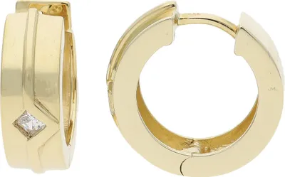 Produktbild von Creolen Gold 333 Zirkonia JL30-06-4310 JuwelmaLux