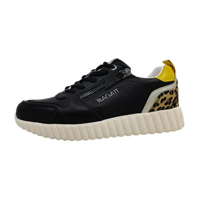 Immagine prodotto di Bagatt Ado, scarpa stringata da donna in nero, misura 38