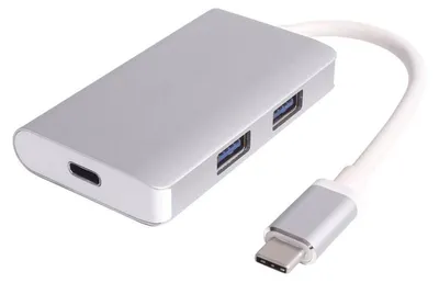 Obrázok produktu pre Rozbočovač PremiumCord USB-C 2xUSB 3.0+PD nabíjanie