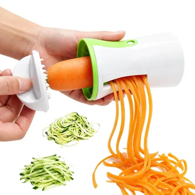 3-in-1 Spiralrasp, Gemüseschneider für Zoodles und Salate