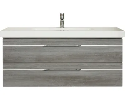 Produktbild von PELIPAL Balto Sprint Bad Möbel Graphit Struktur Waschtisch + Unterschrank