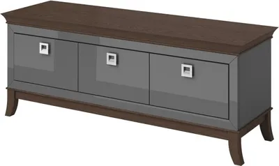 Immagine prodotto di Mobile TV 160cm collezione PALACE 3 cassetti. Colore grigio e rovere.