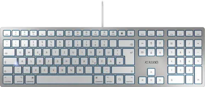 Produktbild von KC 6000 SLIM FOR MAC USB white/silver US