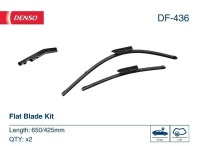 Image de Essuie-glaces avant DENSO pour BMW Série 1 à hayon (F40) sans cadre