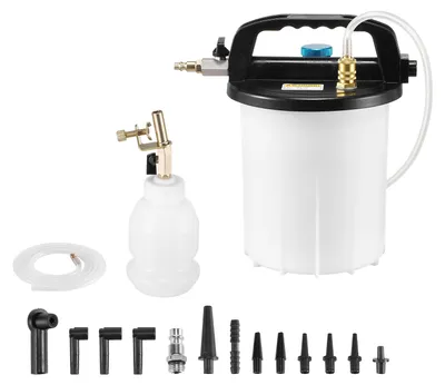 Produktbild von Bremsenentlüfter Set 3 L Bremsflüssigkeitsabsauger mit 1 L Siphon-Nachfüllflasche und 13 Schlauchverbindern