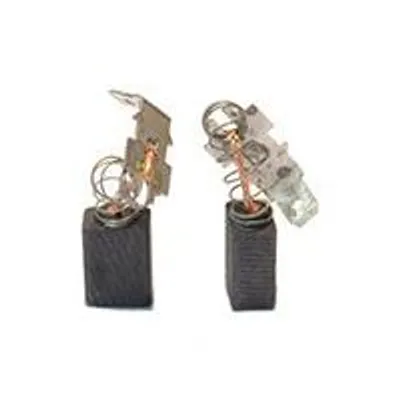 Image de 2 charbons adaptables pour Makita. Dimensions : 6 x 9 x 12 mm.