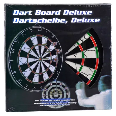 Produktbild von Dartscheibe Deluxe mit Pfeilen