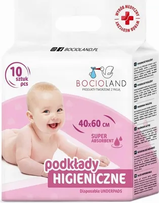 Produktbild von Bocioland Einweg-Hygieneeinlagen 40x60, 10er-Pack