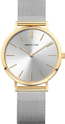 Produktbild von Damenarmbanduhr BERING 14134-011 in Silber klassisch und schmuckvoll.