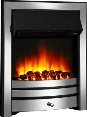 Image de Cheminée électrique BALDERIA Cosmo - Poêle, 2000 W -  Noir/Chrome