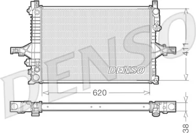 Zdjęcie produktu dla DENSO Chłodnica, chłodzenie silnika DRM33066