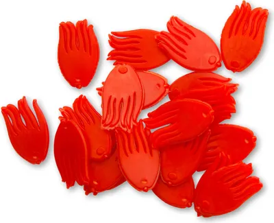 Produktbild von Quantum Mr Pike Spotty rot - 20 Köderstopper Fähnchen